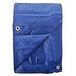 Polyethylene Tarp, Blue, 15 x 20-Ft.