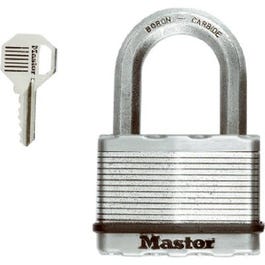 Magnum 2-1/2 In. Keyed Laminated Padlock, 1.5-In. Long Shackle