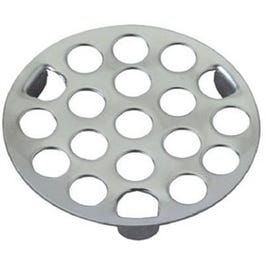 Drain Strainer, Snap In, Metal Chrome Finish, 1-7/8-In.