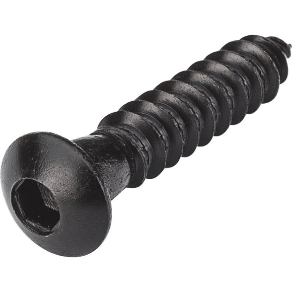 National 5/16 In. x 1-1/2 In. Hex Drive Round Head Black Lag Screw (6 Ct.)