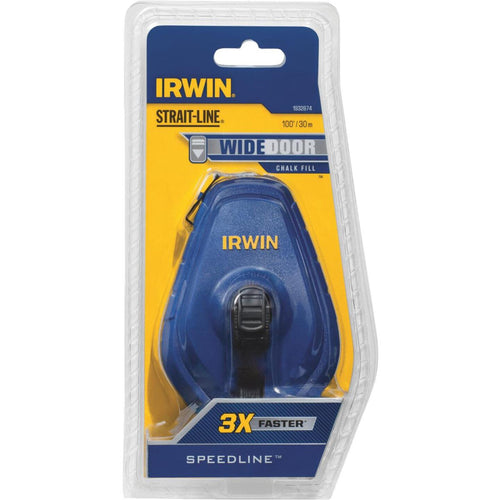 Irwin STRAIT-LINE Speed-Line 100 Ft. Chalk Line Reel