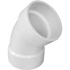 Charlotte Pipe 4 In. 45D PVC Short Radius Elbow