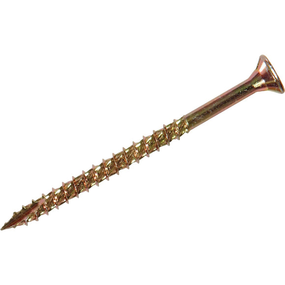 Hillman Power Pro #89 x 2-1/2 In. Flat Head Star All-Purpose Wood Screw (109 Ct., 1 Lb.)